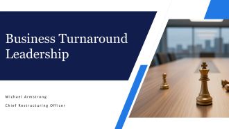 Business Turnaround Leadership PPT Guidelines VA