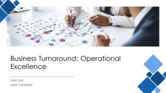 Business Turnaround Operational Excellence PPT Demonstration AT