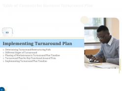 Business Turnaround Plan Powerpoint Presentation Slides