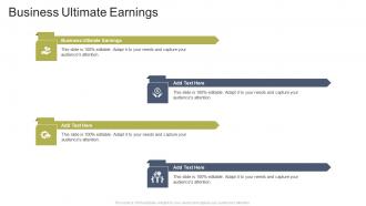Business Ultimate Earnings In Powerpoint And Google Slides Cpb