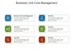 Business unit cost management ppt powerpoint presentation styles format ideas cpb