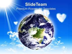 Business unit strategy powerpoint templates earth environment nature global ppt process