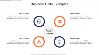 Business Units Examples In Powerpoint And Google Slides Cpb