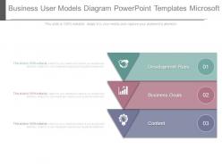 Business user models diagram powerpoint templates microsoft
