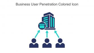 Business User Penetration Colored Icon In Powerpoint Pptx Png And Editable Eps Format