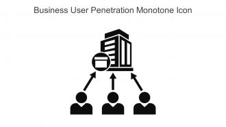 Business User Penetration Monotone Icon In Powerpoint Pptx Png And Editable Eps Format