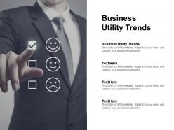 Business utility trends ppt powerpoint presentation layouts structure cpb