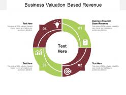 Business valuation based revenue ppt powerpoint presentation pictures slides cpb