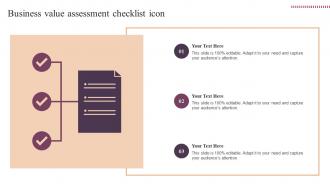Business Value Assessment Checklist Icon