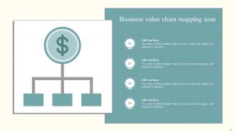 Business Value Chain Mapping Icon