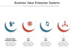 Business value enterprise systems ppt powerpoint presentation infographics layout cpb
