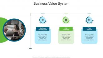 Business Value System In Powerpoint And Google Slides Cpb