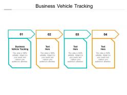 Business vehicle tracking ppt powerpoint presentation show summary cpb