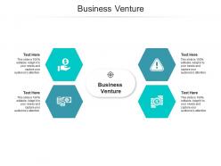 Business venture ppt powerpoint presentation layouts pictures cpb