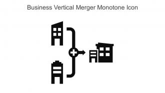 Business Vertical Merger Monotone Icon In Powerpoint Pptx Png And Editable Eps Format