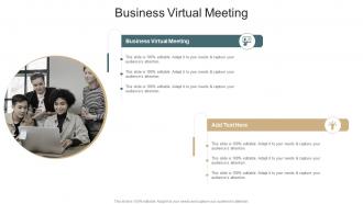 Business Virtual Meeting In Powerpoint And Google Slides Cpb