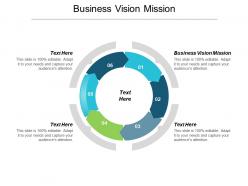 Business vision mission ppt powerpoint presentation file background designs cpb
