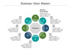 Business vision mission ppt powerpoint presentation portfolio samples cpb