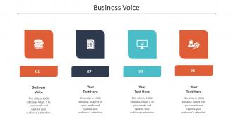 Business voice ppt powerpoint presentation styles brochure cpb
