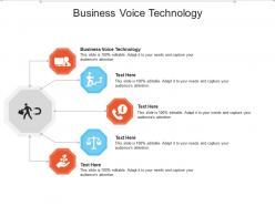 Business voice technology ppt powerpoint presentation portfolio design ideas cpb