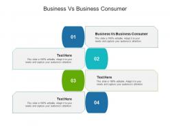 Business vs business consumer ppt powerpoint presentation file deck cpb