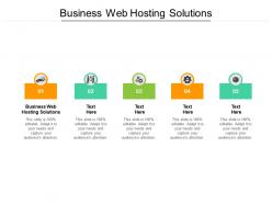 Business web hosting solutions ppt powerpoint presentation show guidelines cpb