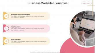 Business Website Examples In Powerpoint And Google Slides Cpb