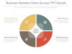 Business websites online surveys ppt sample
