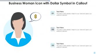 Business Woman Icon Powerpoint Ppt Template Bundles