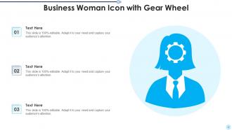 Business Woman Icon Powerpoint Ppt Template Bundles