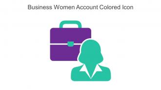 Business Women Account Colored Icon In Powerpoint Pptx Png And Editable Eps Format