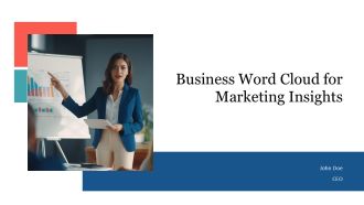 Business Word Cloud For Marketing Insights PPT Information AT