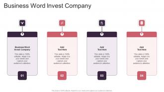 Business Word Invest Company In Powerpoint And Google Slides Cpb