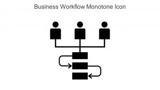 Business Workflow Monotone Icon In Powerpoint Pptx Png And Editable Eps Format