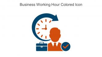 Business Working Hour Colored Icon In Powerpoint Pptx Png And Editable Eps Format