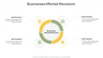 Businesses Affected Recession In Powerpoint And Google Slides Cpb