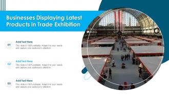 Businesses Displaying Latest Products In Trade Exhibition