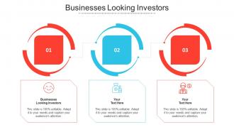Businesses Looking Investors Ppt Powerpoint Presentation Icon Guide Cpb