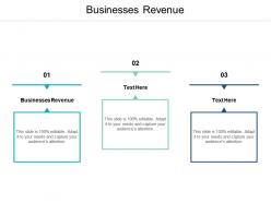 Businesses revenue ppt powerpoint presentation file template cpb