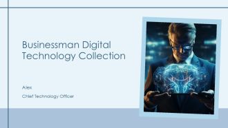 Businessman Digital Technology Collection PPT Graphics AT