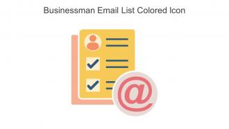 Businessman Email List Colored Icon In Powerpoint Pptx Png And Editable Eps Format