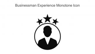 Businessman Experience Monotone Icon In Powerpoint Pptx Png And Editable Eps Format