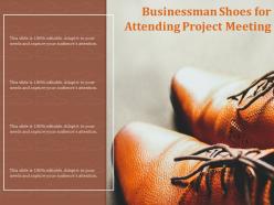 Businessman Shoes For Attending Project Meeting