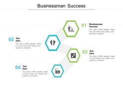 Businessman success ppt powerpoint presentation slides ideas cpb