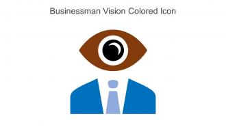 Businessman Vision Colored Icon In Powerpoint Pptx Png And Editable Eps Format
