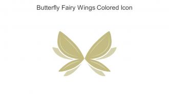 Butterfly Fairy Wings Colored Icon In Powerpoint Pptx Png And Editable Eps Format