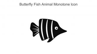 Butterfly Fish Animal Monotone Icon In Powerpoint Pptx Png And Editable Eps Format