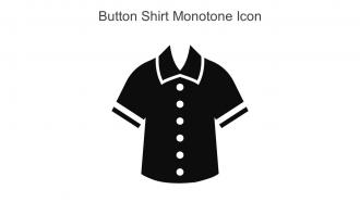 Button Shirt Monotone Icon In Powerpoint Pptx Png And Editable Eps Format