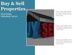 Buy and sell properties powerpoint slide images