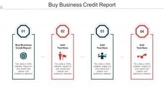 Buy Business Credit Report Ppt Powerpoint Presentation Outline Influencers Cpb